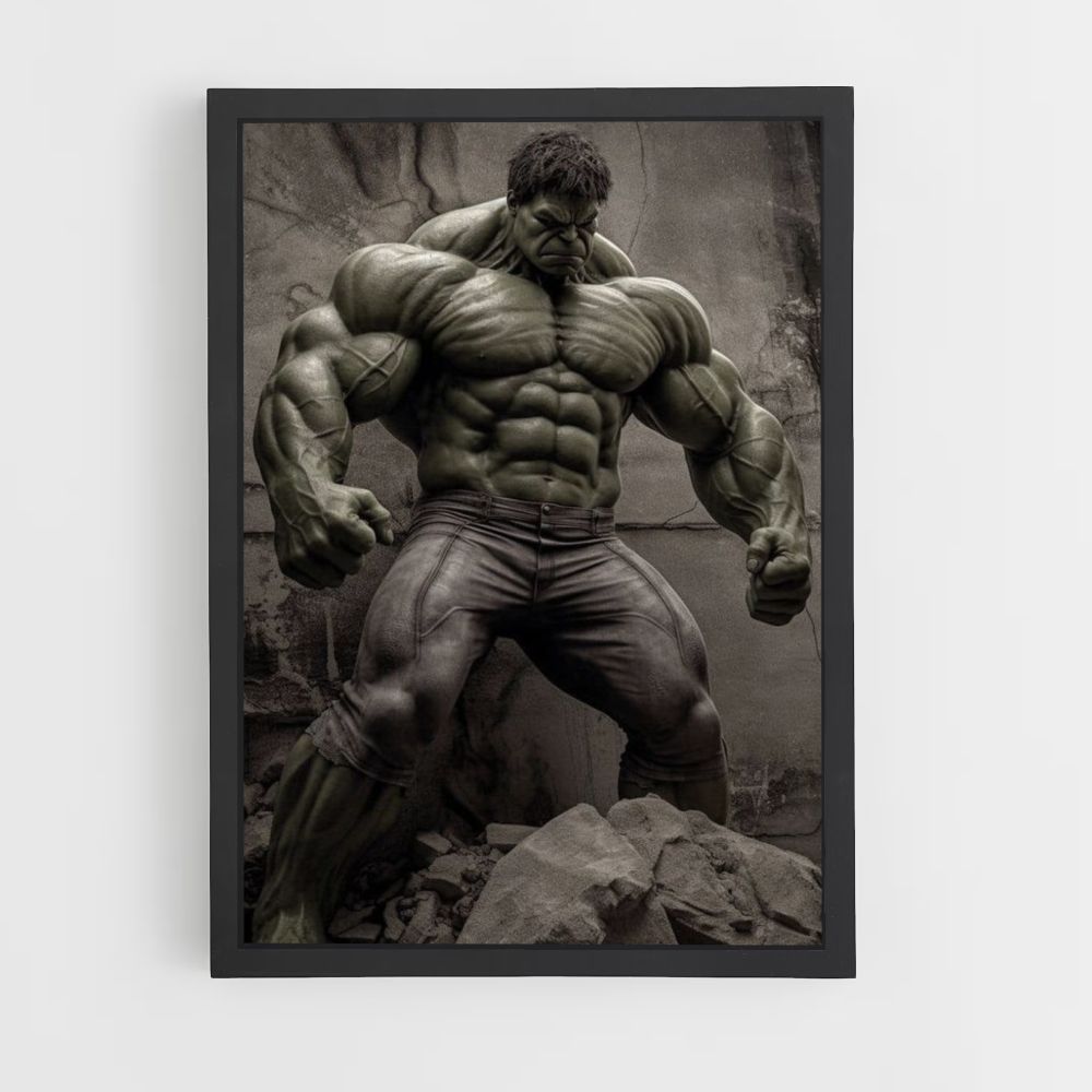 Poster realistico di Hulk