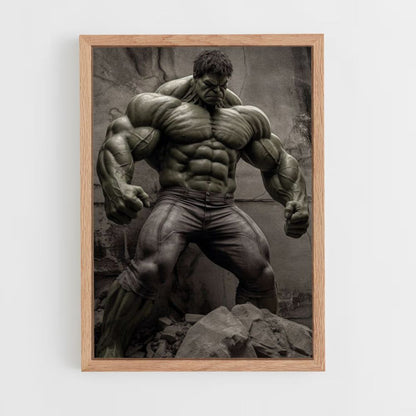 Poster realistico di Hulk