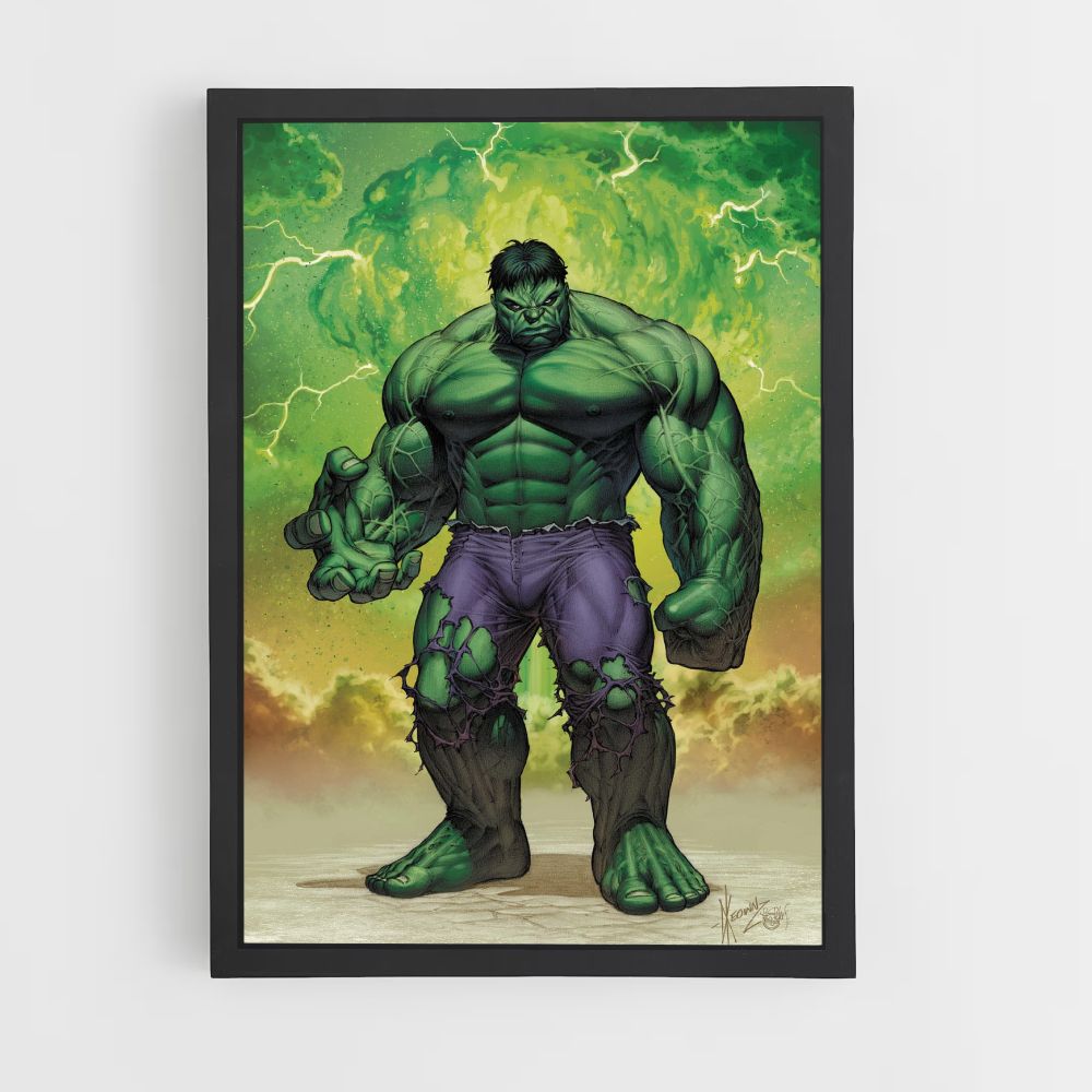 Poster dei cartoni animati di Hulk