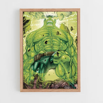 Poster Hulk radioattivo