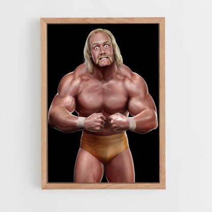 Poster dei cartoni animati di Hulk Hogan