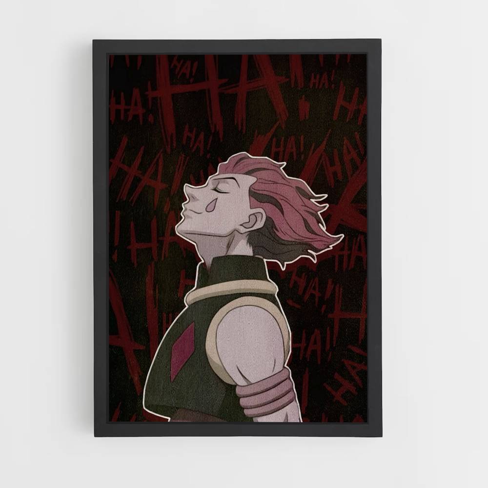 Poster Hisoka ridendo