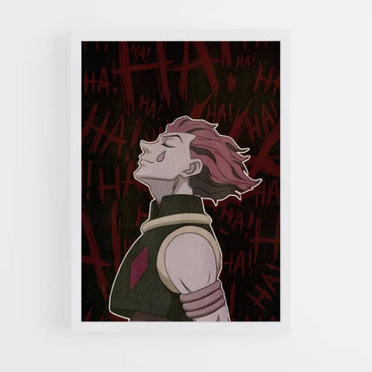 Poster Hisoka ridendo