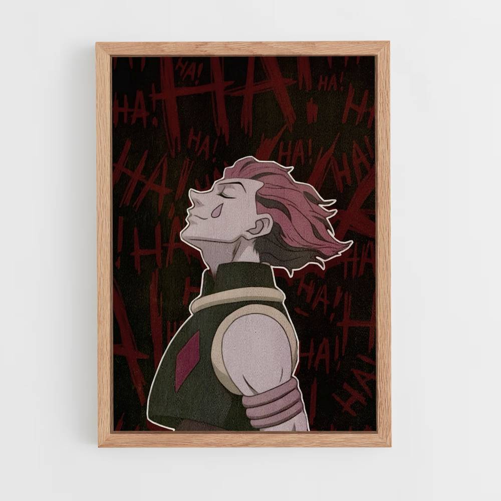 Poster Hisoka ridendo