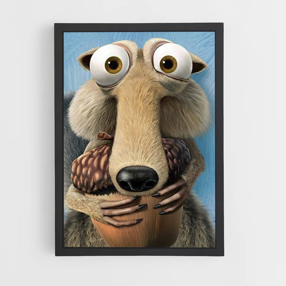 Poster di ghianda di Scrat