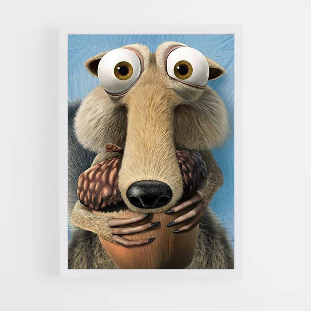 Poster di ghianda di Scrat