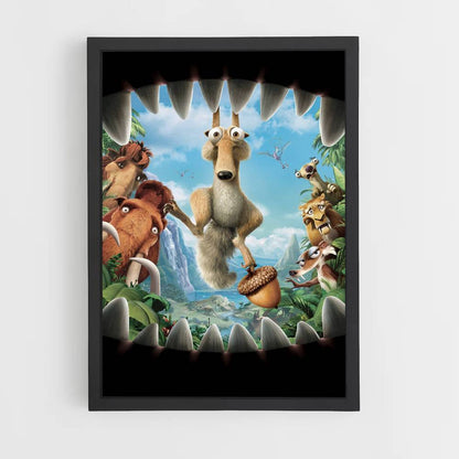 Poster di Scrat dell'era glaciale