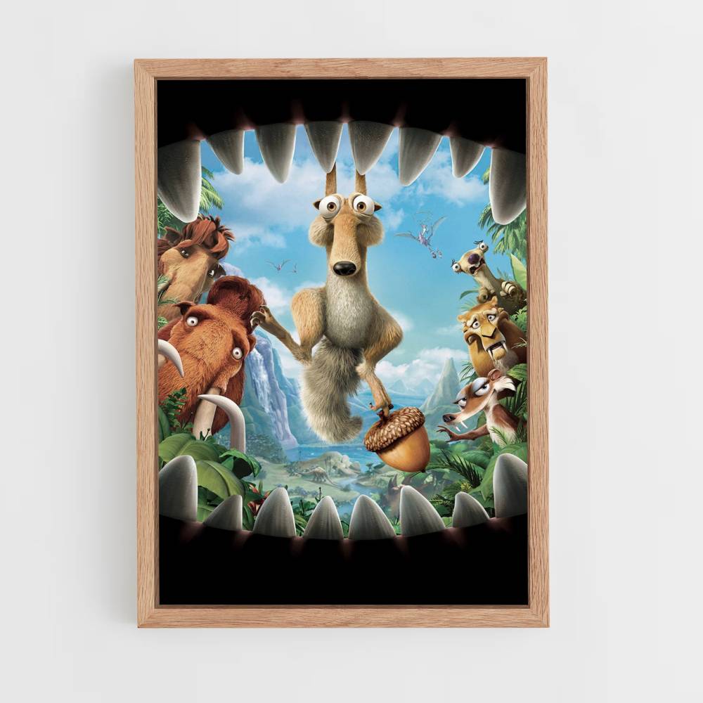 Poster di Scrat dell'era glaciale