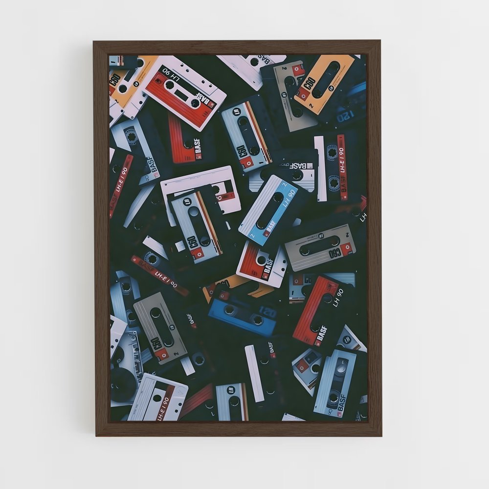 industrial-1 cadre Bois foncé
