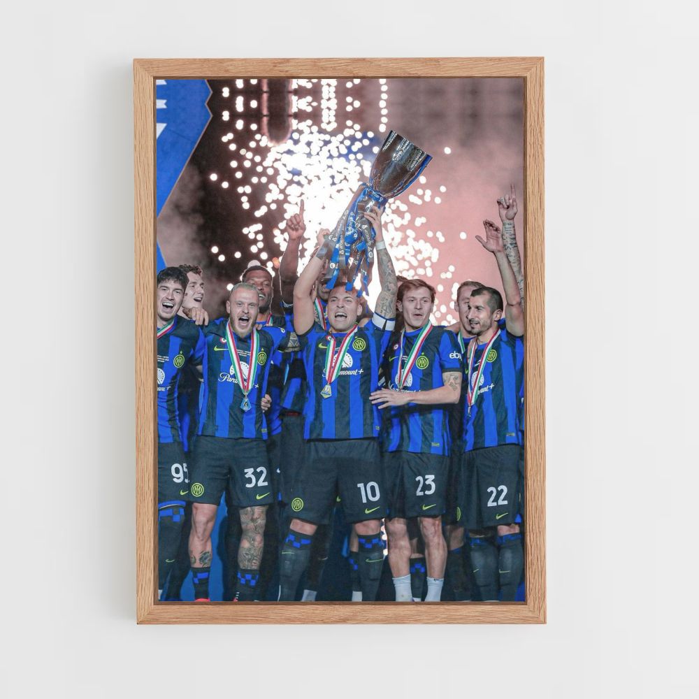 Poster Vittoria dell'Inter