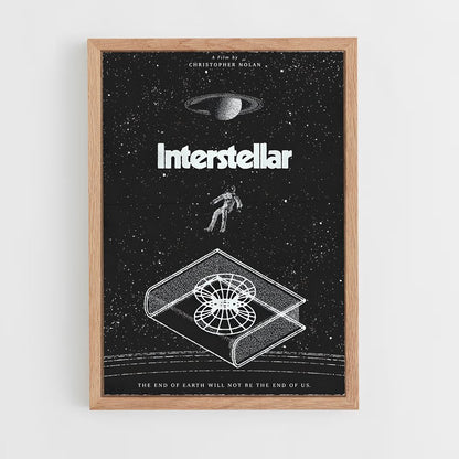 interstellar-8 cadre Bois clair
