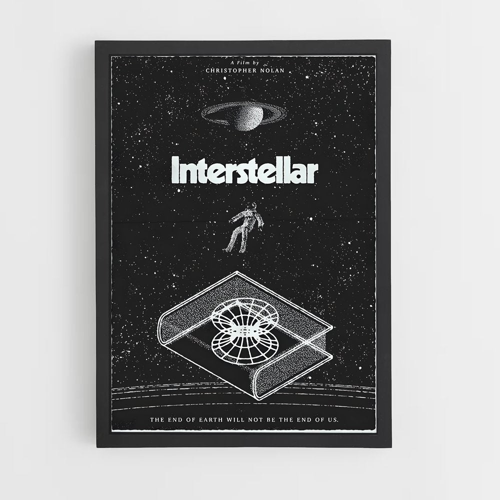 interstellar-8 cadre Noir