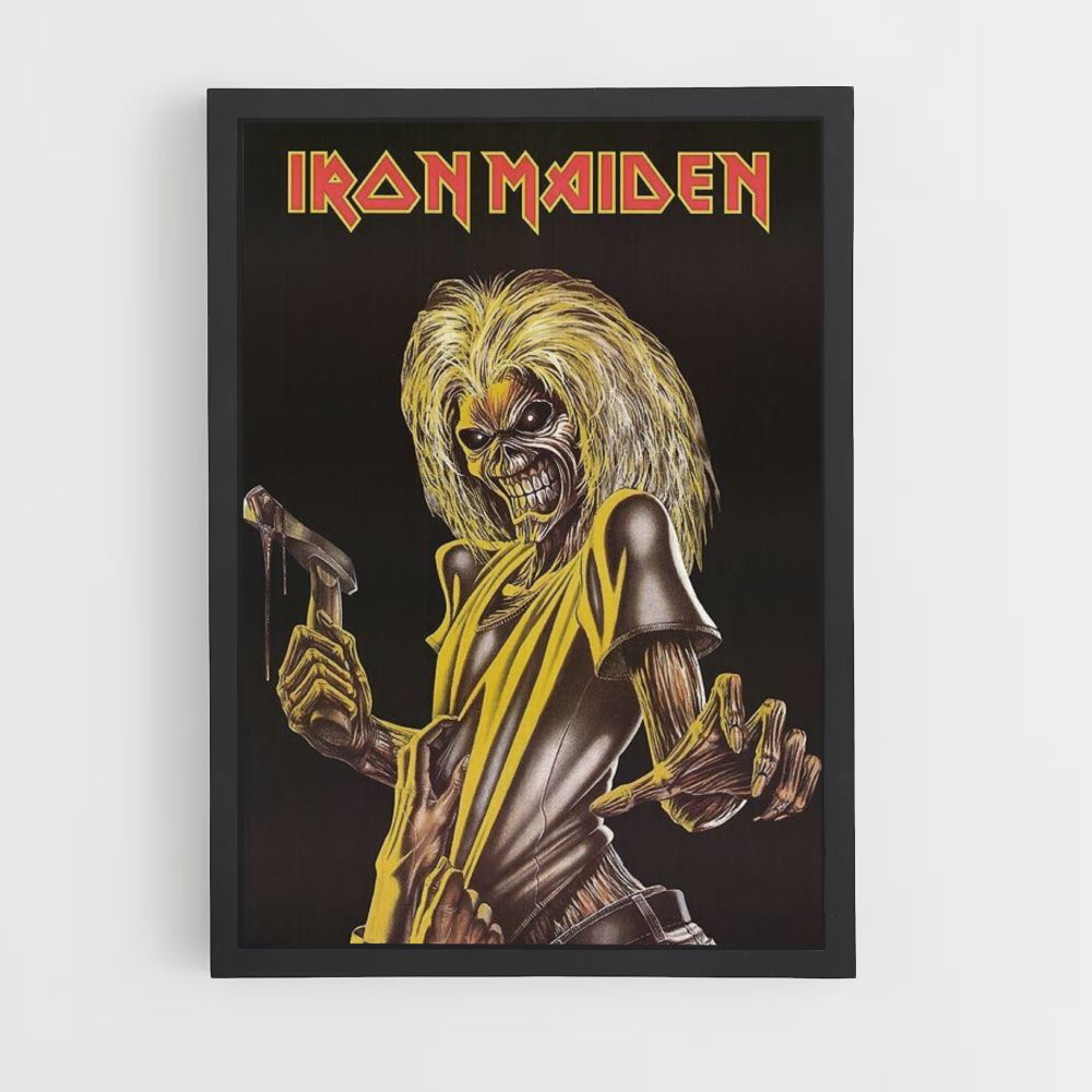 Poster Iron Maiden retrò