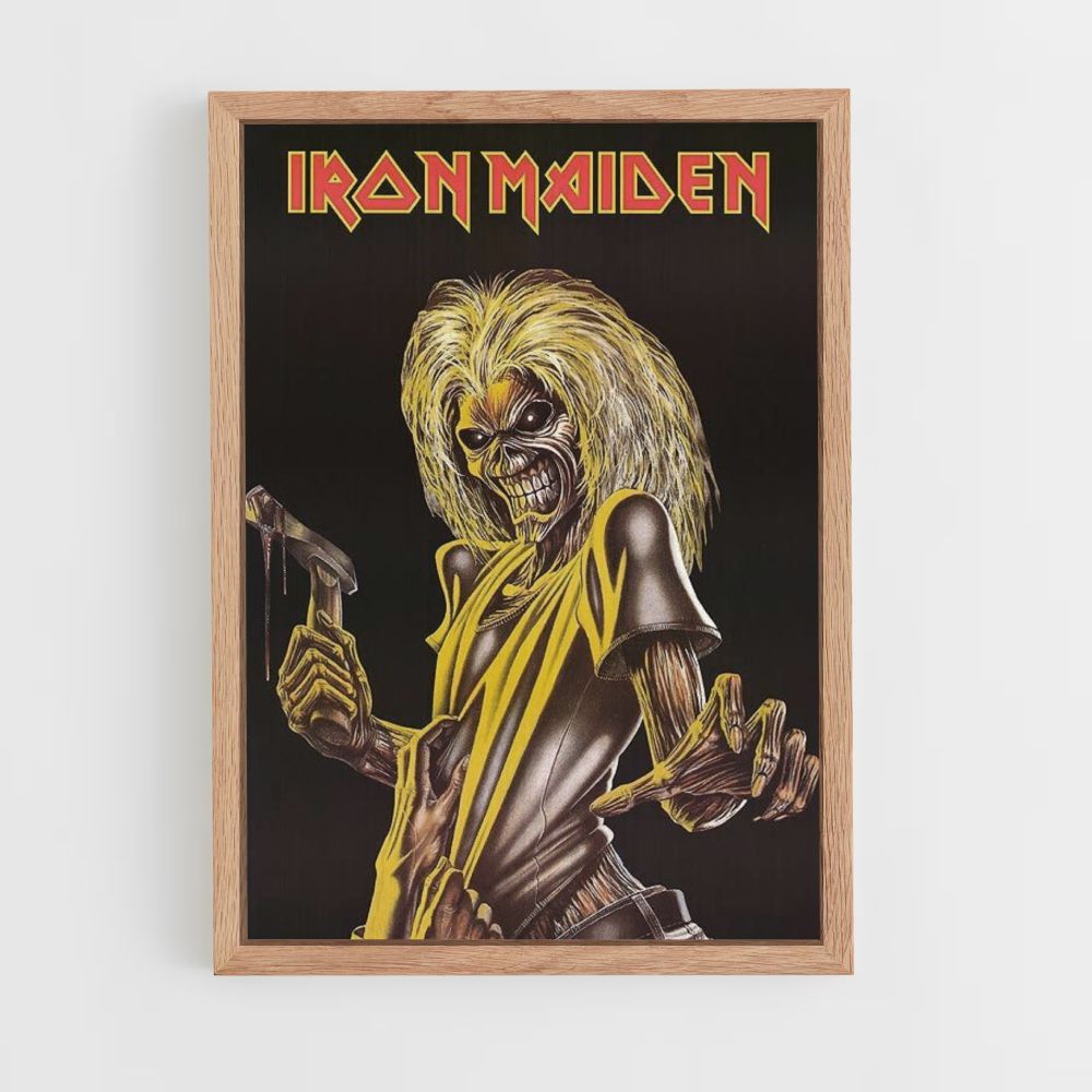 Poster Iron Maiden retrò