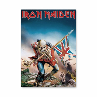 Poster Bandiera inglese degli Iron Maiden