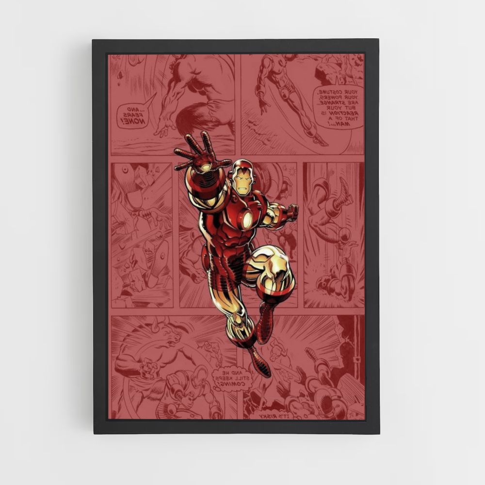 Poster Fumetti di Iron Man