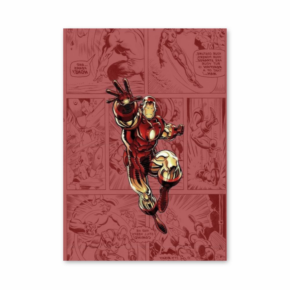 Poster Fumetti di Iron Man