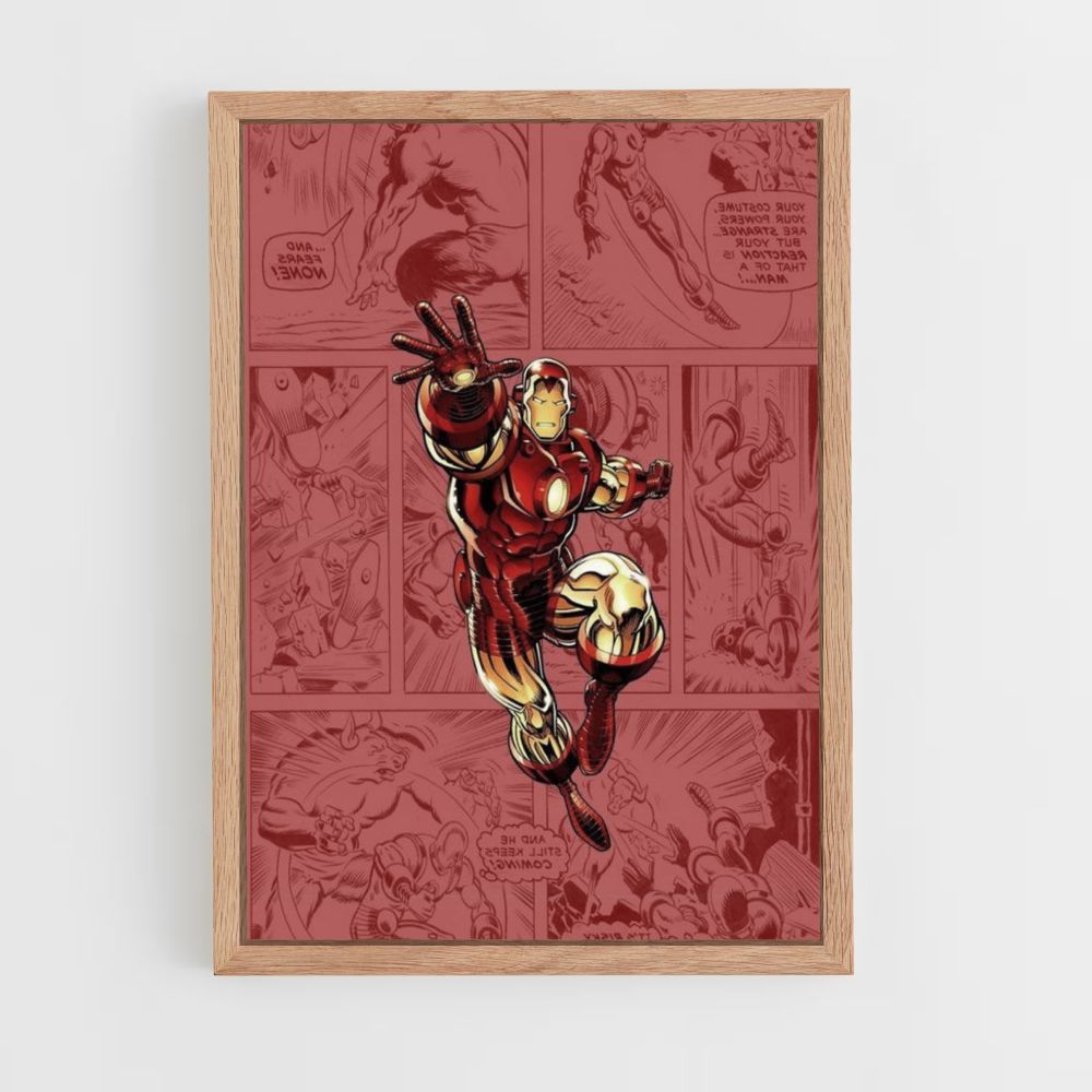 Poster Fumetti di Iron Man