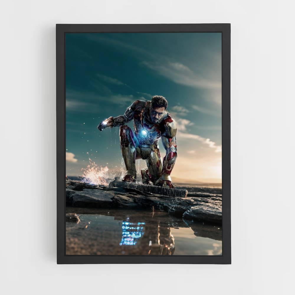 Poster Iron Man atterraggio