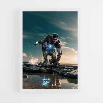 Poster Iron Man atterraggio