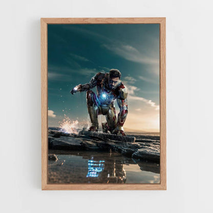 Poster Iron Man atterraggio