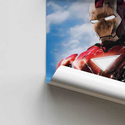 Poster Lotta di Iron Man