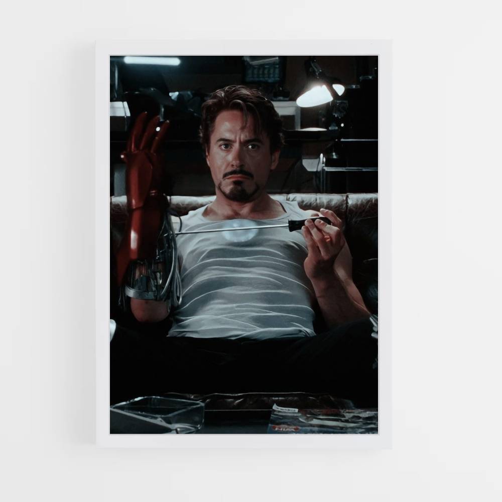 Poster Tony Stark Cuore