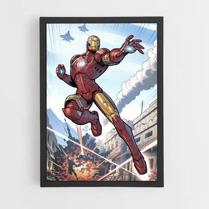 Poster Iron Man Fumetti