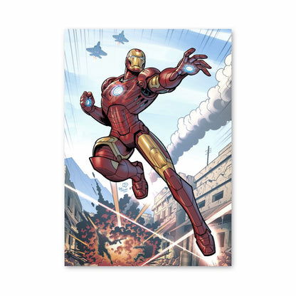 Poster Iron Man Fumetti