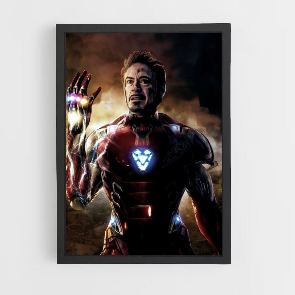 Poster del guanto di Iron Man