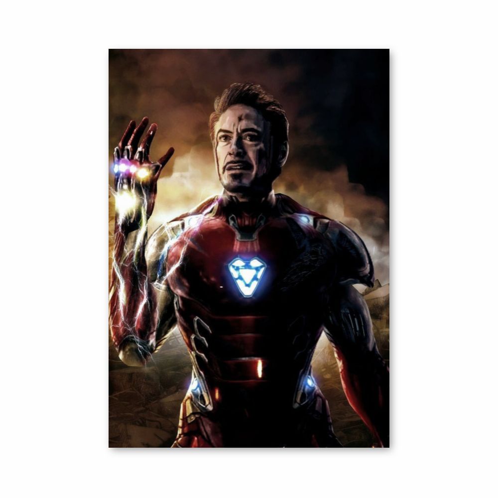 Poster del guanto di Iron Man