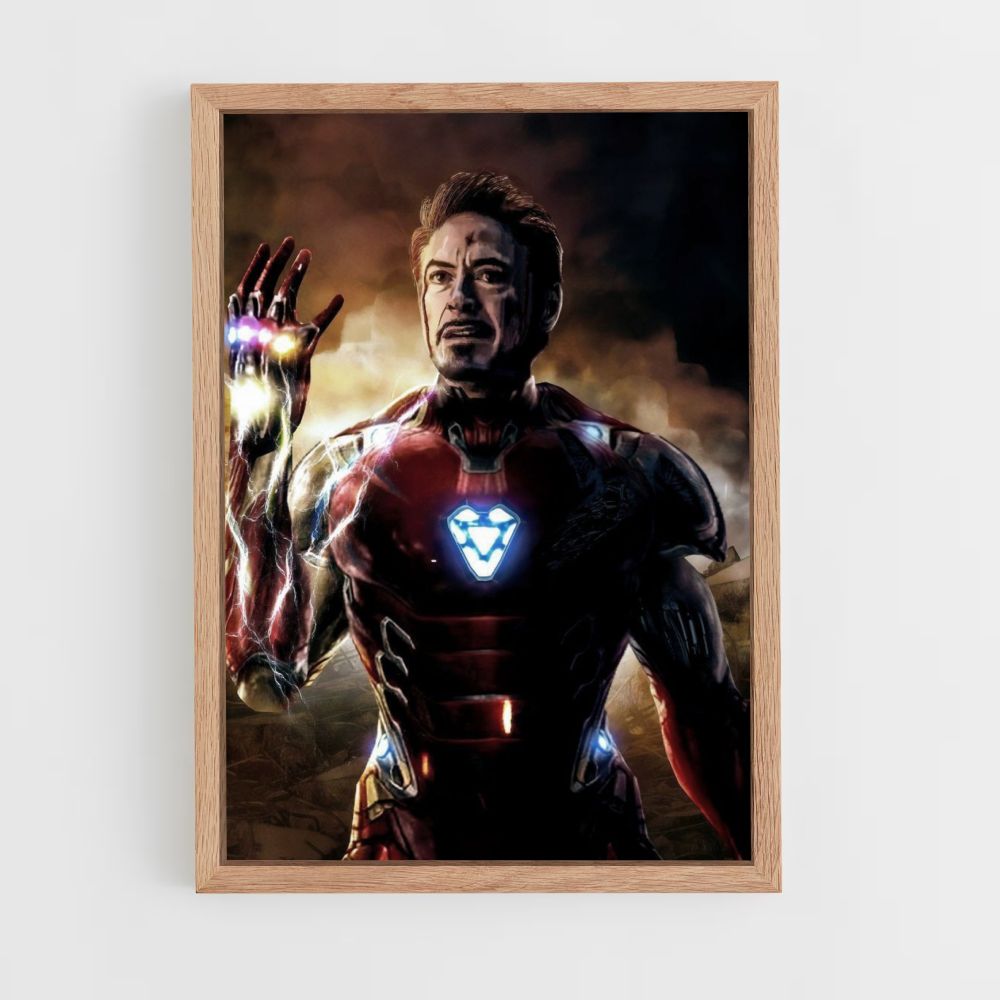 Poster del guanto di Iron Man