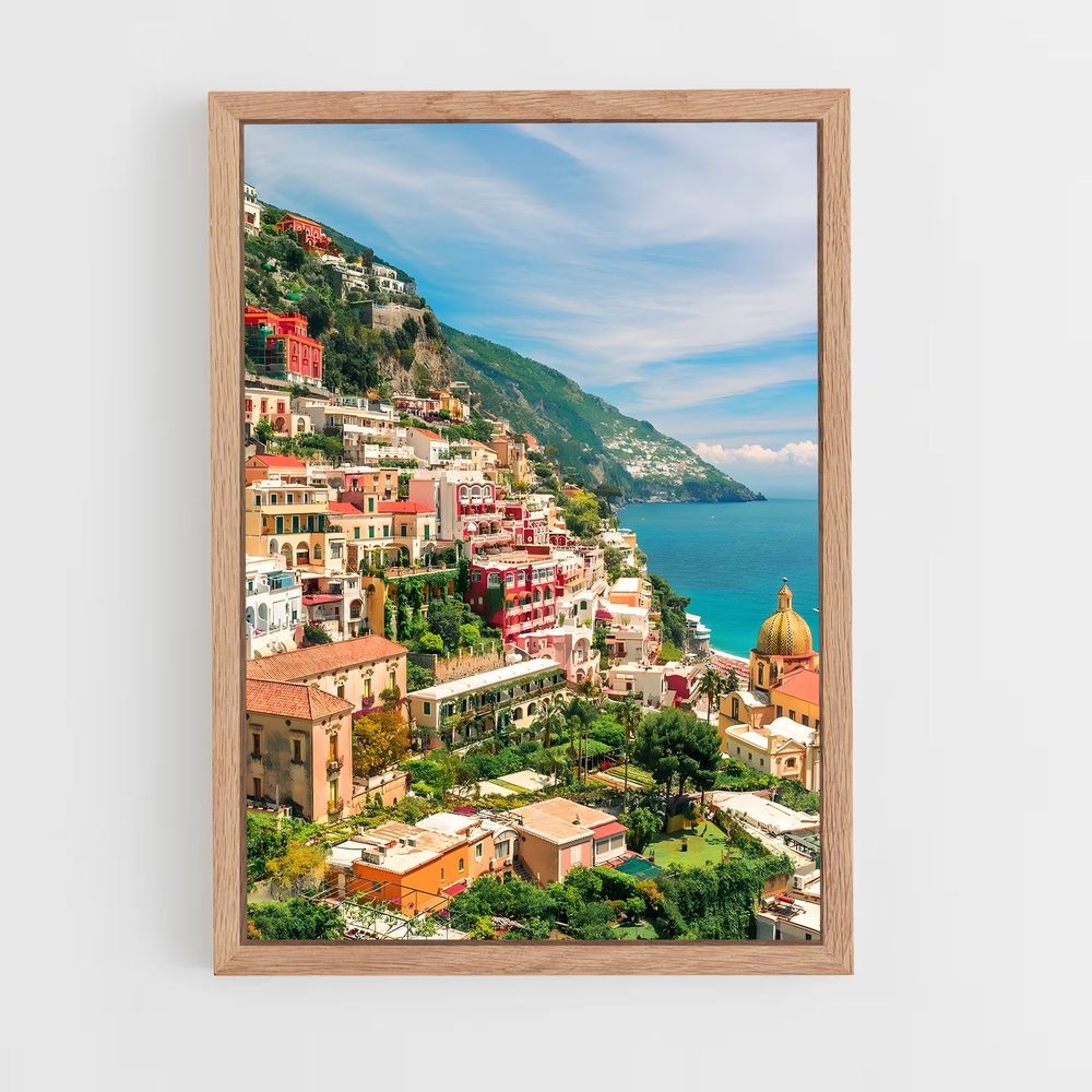 italia-6 cadre Bois clair
