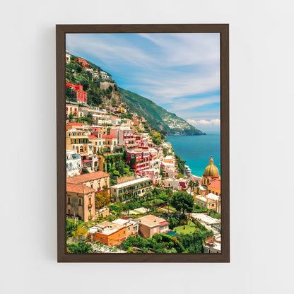 italia-6 cadre Bois foncé