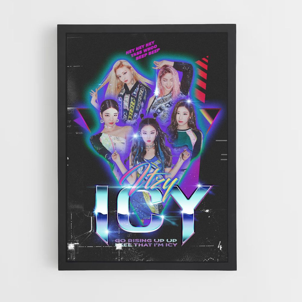 Poster Itzy ghiacciato