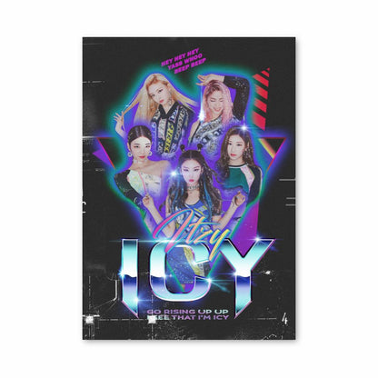 Poster Itzy ghiacciato