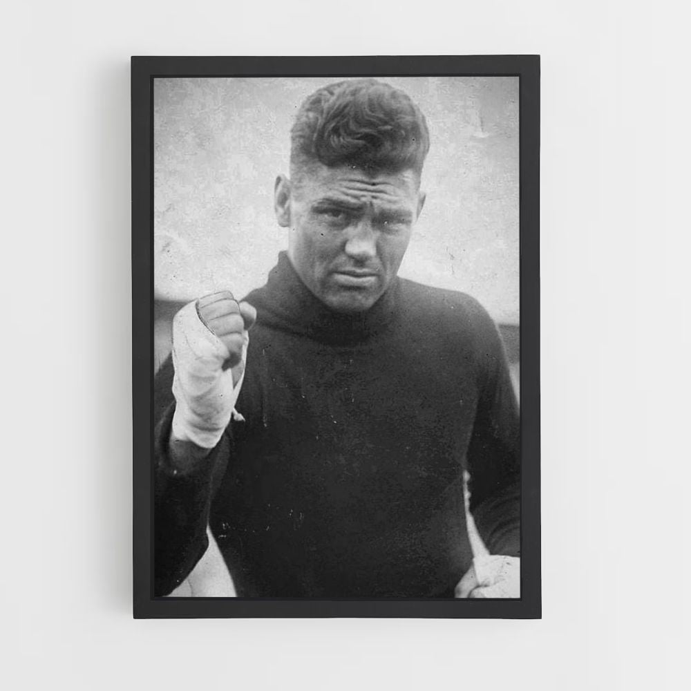 Poster Jack Dempsey Boxe