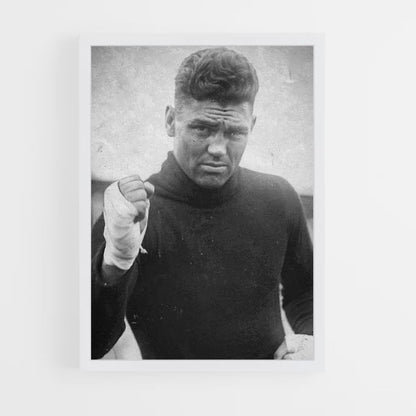 Poster Jack Dempsey Boxe