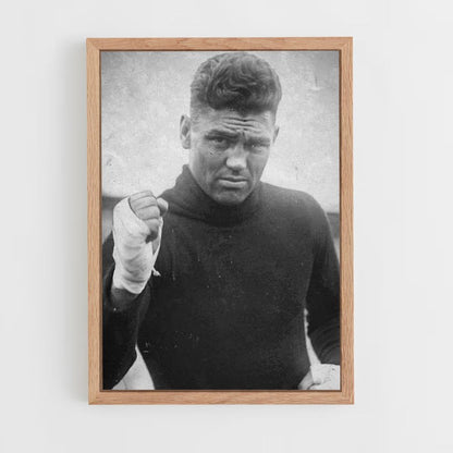 Poster Jack Dempsey Boxe