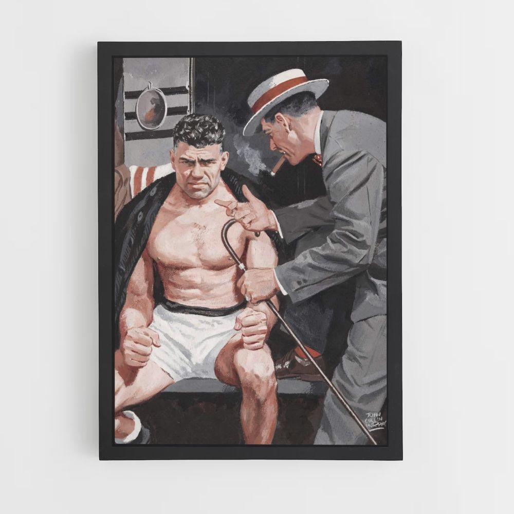 Poster Jack Dempsey Muscolo