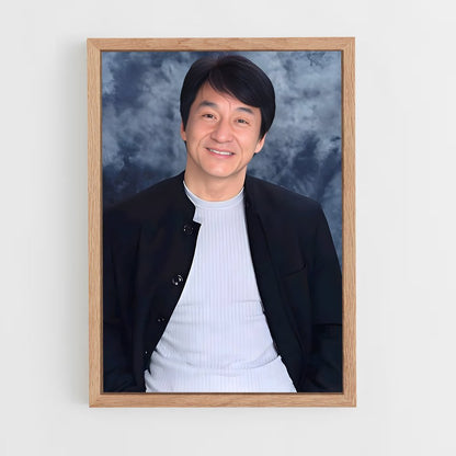 jackie-chan-3 cadre Bois clair