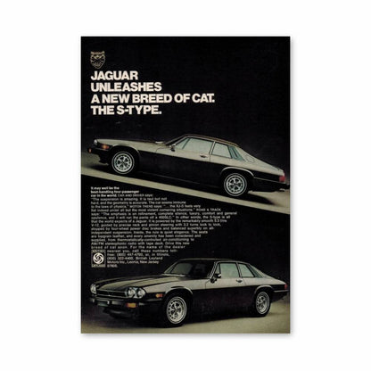 Poster Jaguar S-Type Vintage