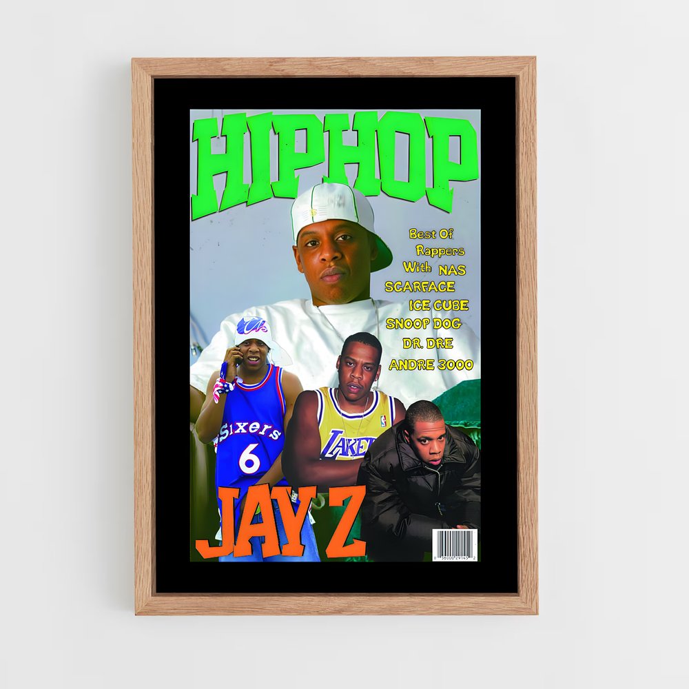 jay-z-4 cadre Bois clair