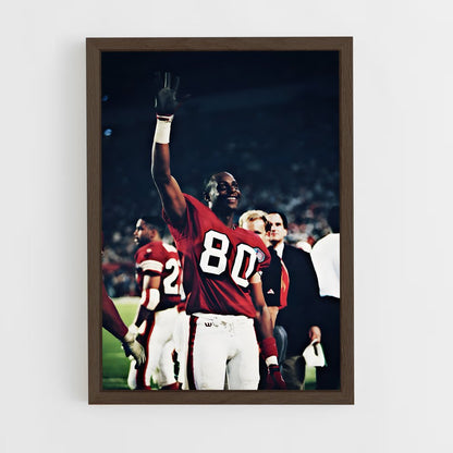 jerry-rice-2 cadre Bois foncé