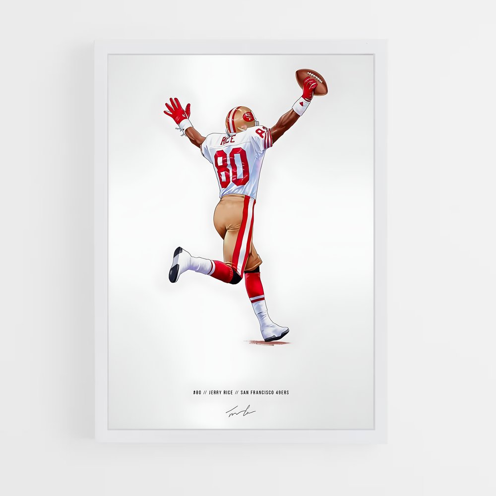 jerry-rice-3 cadre Blanc