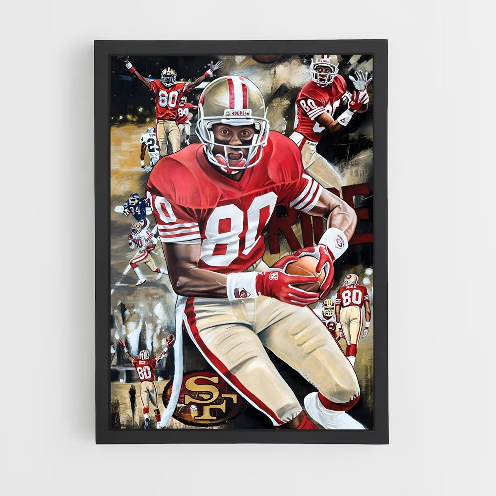 jerry-rice-6 cadre Noir