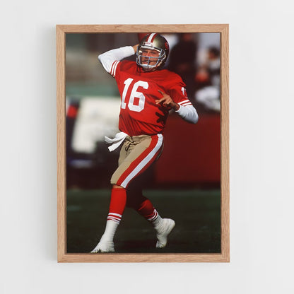 joe-montana-4 cadre Bois clair