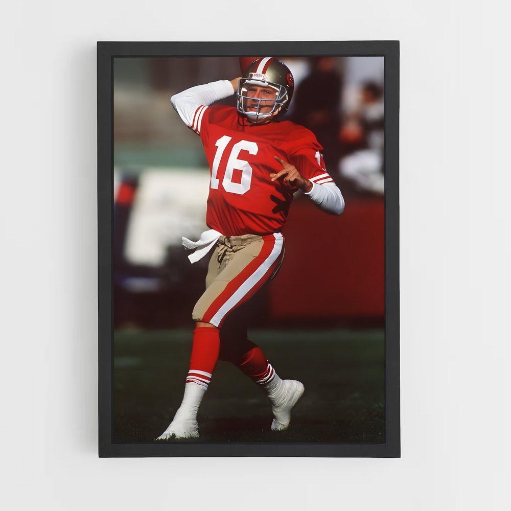 joe-montana-4 cadre Noir