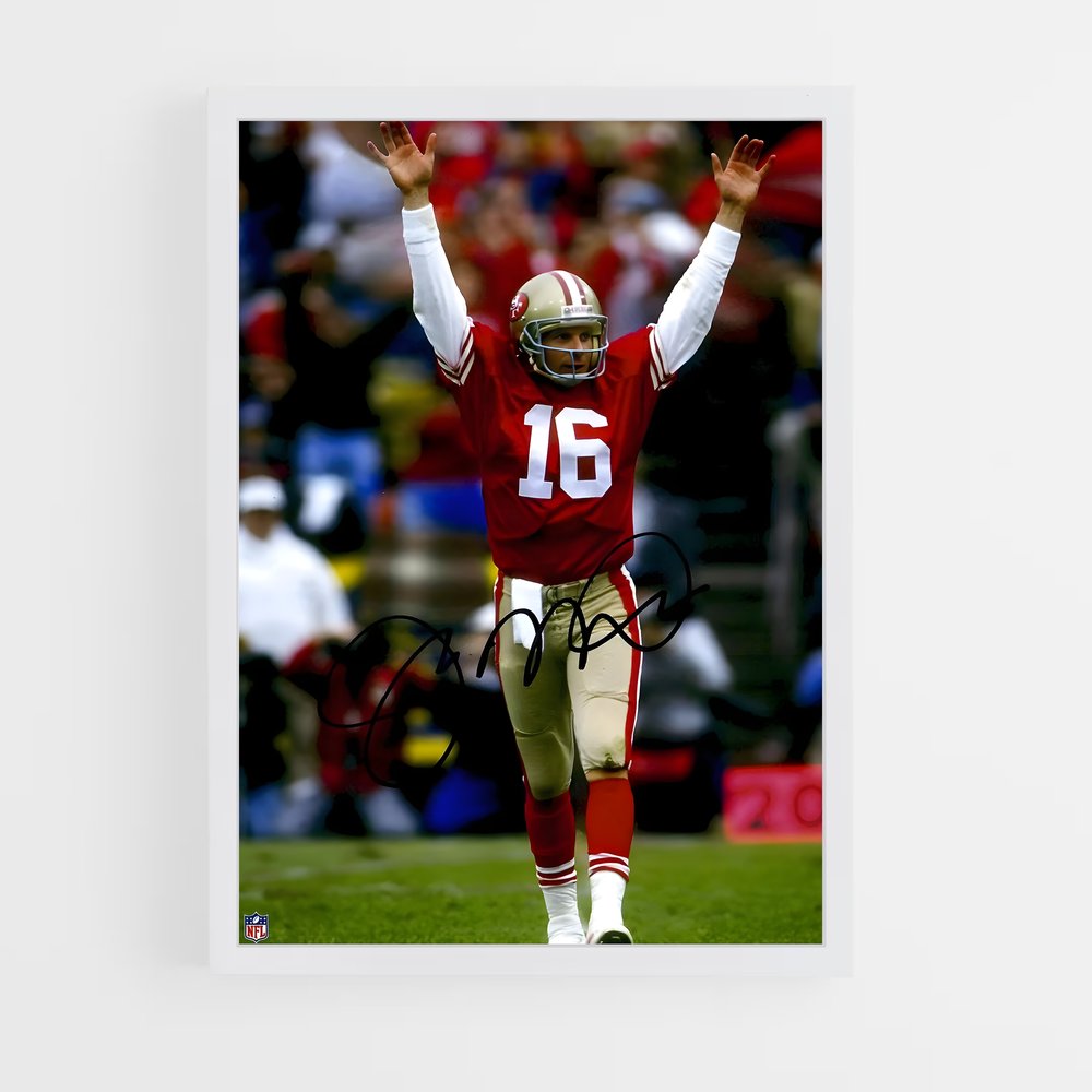 joe-montana-6 cadre Blanc