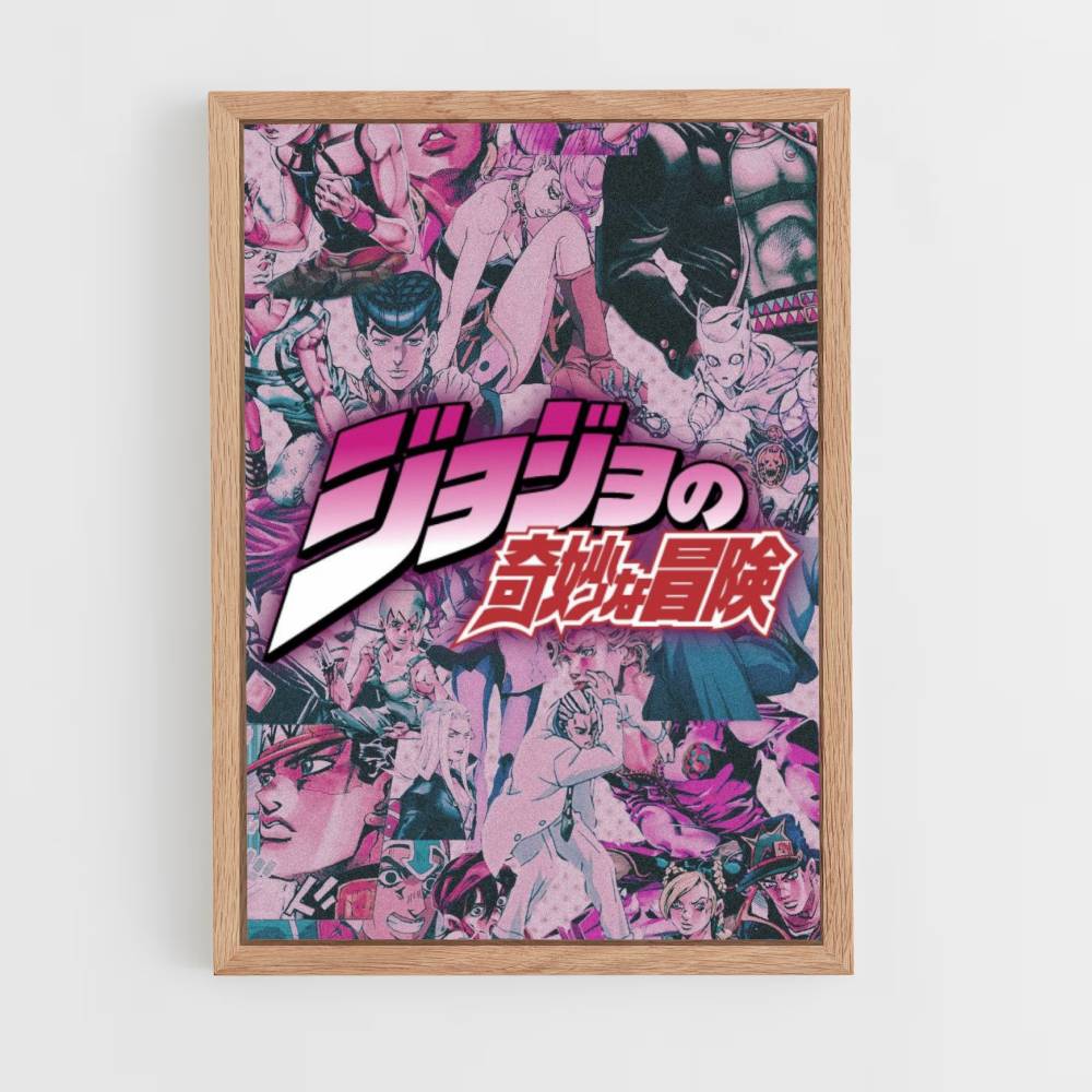 Poster Le bizzarre avventure di JoJo Estetica